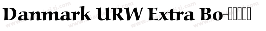 Danmark URW Extra Bo字体转换